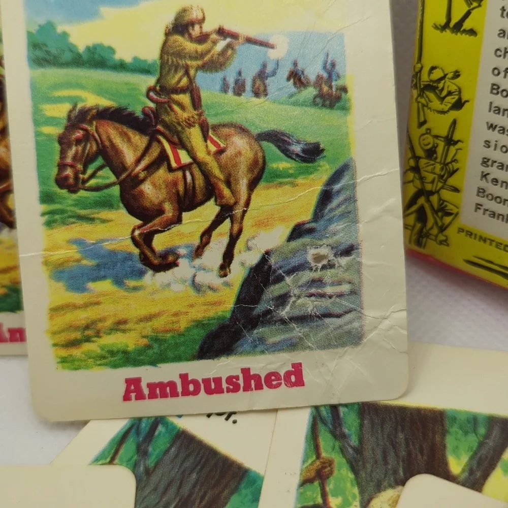 Daniel Boone Card Game - Vintage 1965